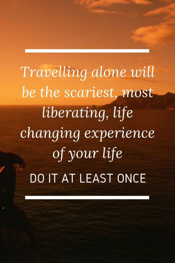 solo travel courage quote